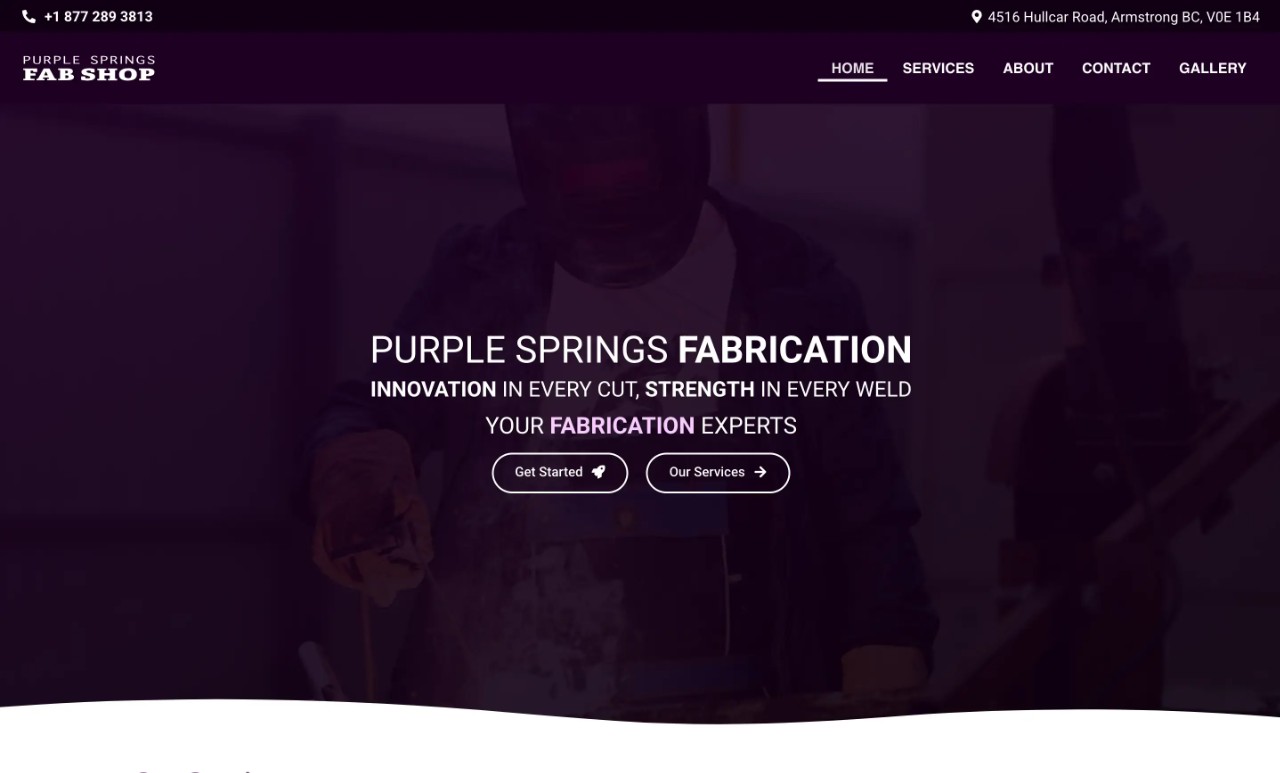 Purple Springs Fabrication